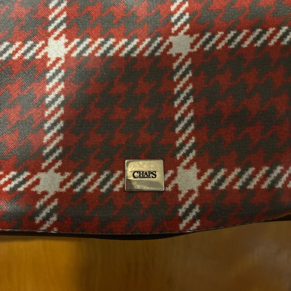 Champs Classic Red and Black Checkered Tote - Picture 2 of 11
